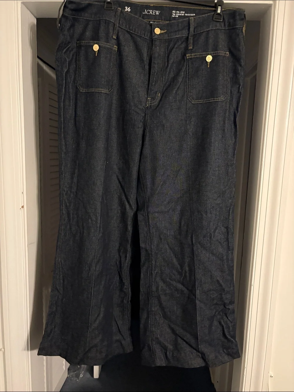 J. Crew Men's Dark Indigo Bootcut Jeans